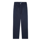 Pantalón elástico lino Navy