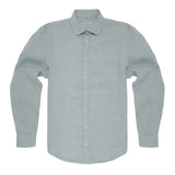 Camisa Lino Tintada en prenda BC Gris Glacier