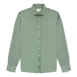 Camisa Lino Tintada en prenda BC Khaki