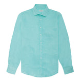 Camisa Lino BC Turquesa