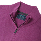 Jersey Half Zip Malva ciruela