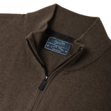 Jersey Half Zip Marrón Moka