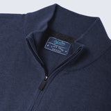 Jersey Half Zip Azul Indigo