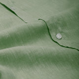 Camisa Lino Tintada en prenda BC Verde