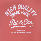 Camiseta HQ Pat&Can - Coral