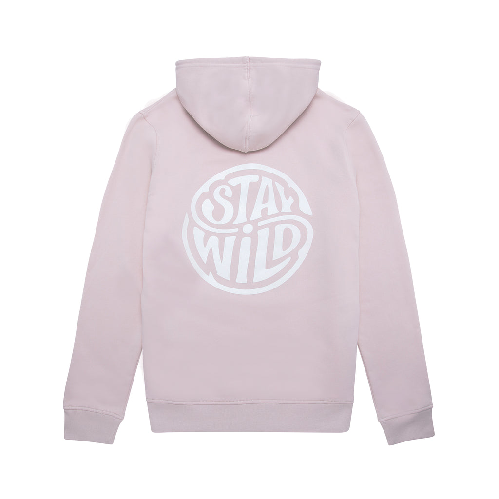 Stay Wild Washed Pink Hoodie