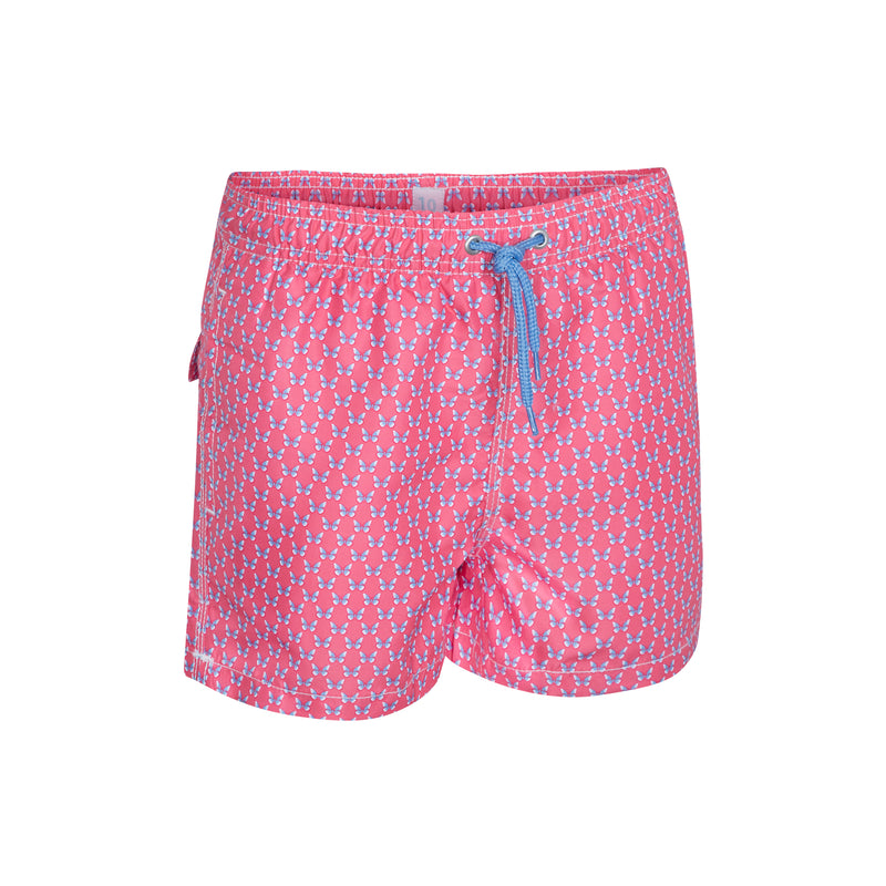 Traje de Baño niño Butterfly V.6 Coral/Azul