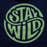 Stay Wild Navy Hoodie