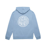 Stay Wild Washed Blue Hoodie