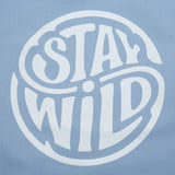 Stay Wild Washed Blue Hoodie