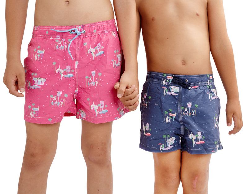 Traje de Baño niño Las Vegas V.3 Rojo