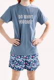 Camiseta Do What You Can´t - Faded Blue