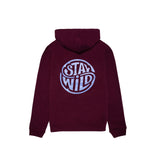 Stay Wild Burgundy Hoodie