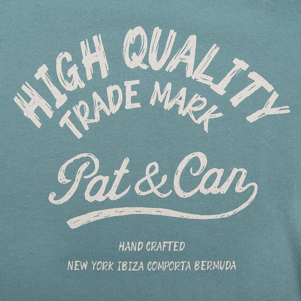 Camiseta HQ Pat&Can - Faded Green