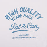 Camiseta HQ Pat&Can - White