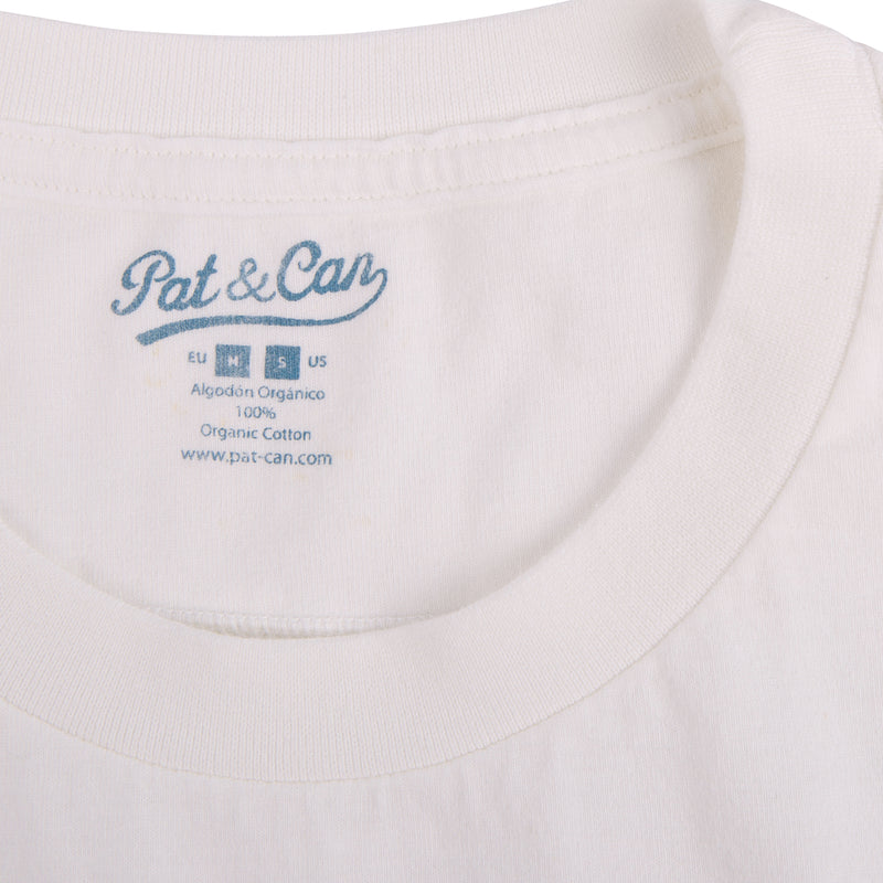 Camiseta Pat&Can - White