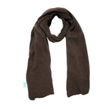 Bufanda mezcla Lana/Cashmere Marrón Chocolate