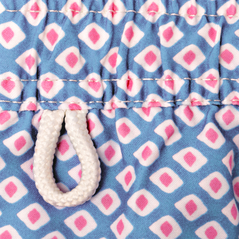 Traje de Baño Que Rombos más raros V.1 Marino/Rosa White Label