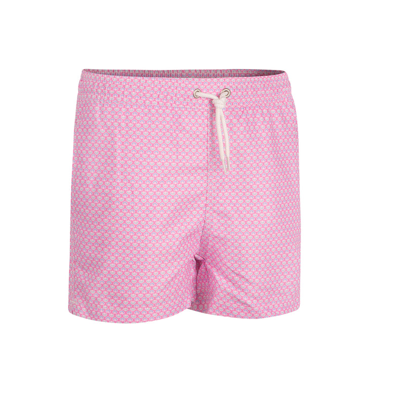 Traje de baño ¿Flores o Árboles? Niño V.4 Rosa/Azul White Label