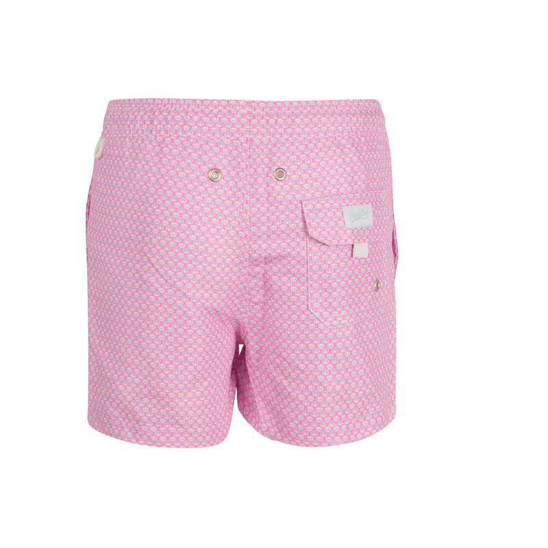 Traje de baño ¿Flores o Árboles? Niño V.4 Rosa/Azul White Label