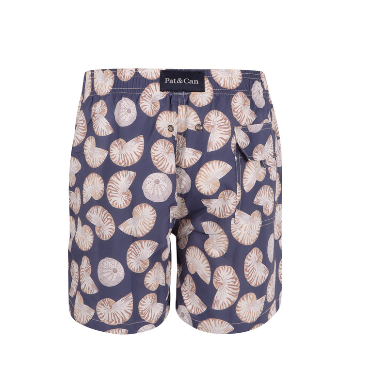 Traje de Baño Creta V.1 Marino/Marrón Niño