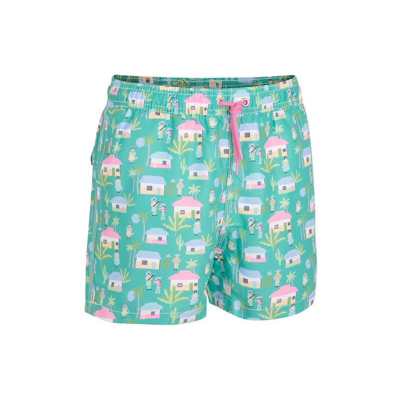 Traje de Baño niño Hola Amigo V.4 Verde