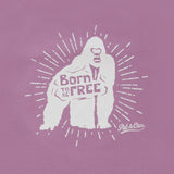 Camiseta Born to be Free Bordeaux