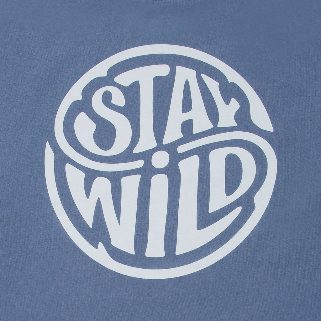 Camiseta Stay Wild Dusty Blue