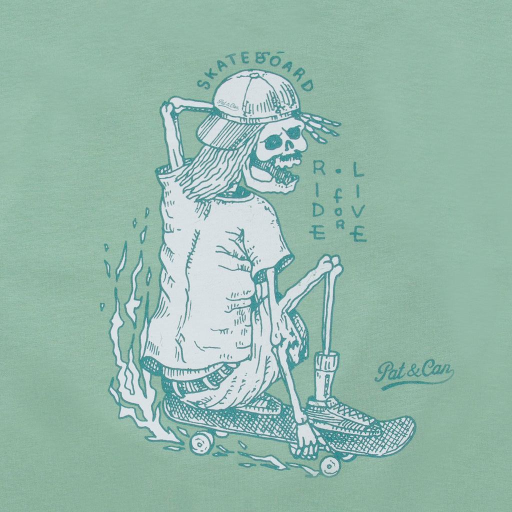 Camiseta Skater Cameo Green